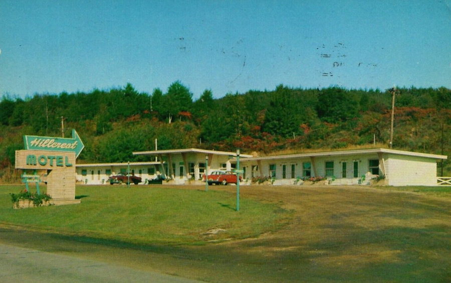 Hillcrest Motel - Vintage Postcard